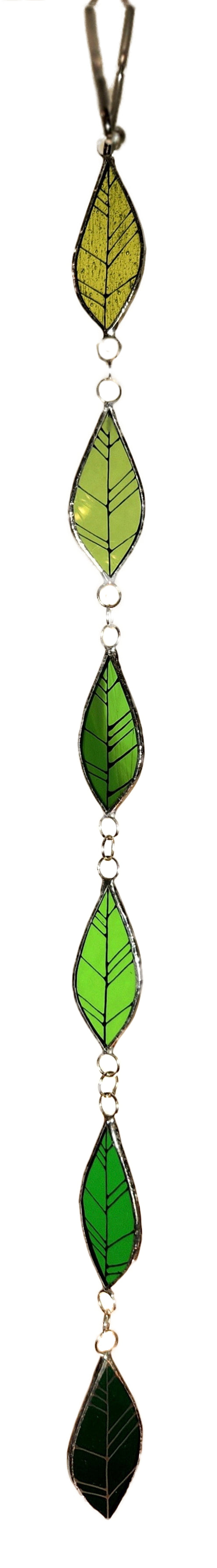 Leaf Chain Ornament, Green
