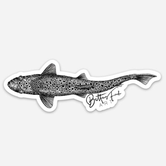 Small Brown Trout Vinyl Sticker