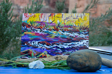 Load image into Gallery viewer, "North Canyon Rapid Abstract close up study, Grand Canyon" Ani 2024