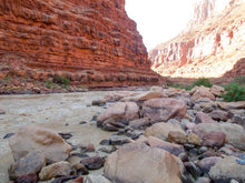 Load image into Gallery viewer, "North Canyon Rapid Abstract close up study, Grand Canyon" Ani 2024
