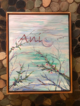 Load image into Gallery viewer, "Apple Blossoms 2" 11"x14" Original Oil on birch frame