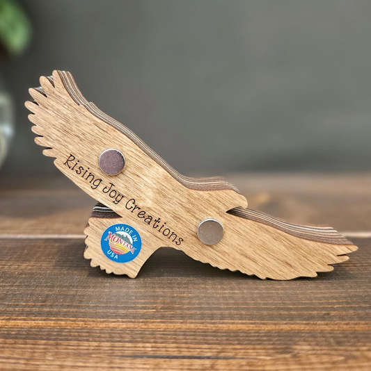 3D Layered Eagle Art