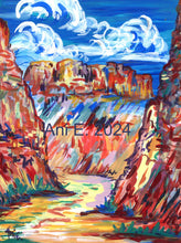 Load image into Gallery viewer, "Upper North Canyon on the L, Grand Canyon" Ani 2024