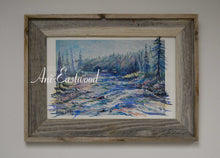 Load image into Gallery viewer, "Clearwater" 11"x17" Framed in Authentic Barnwood