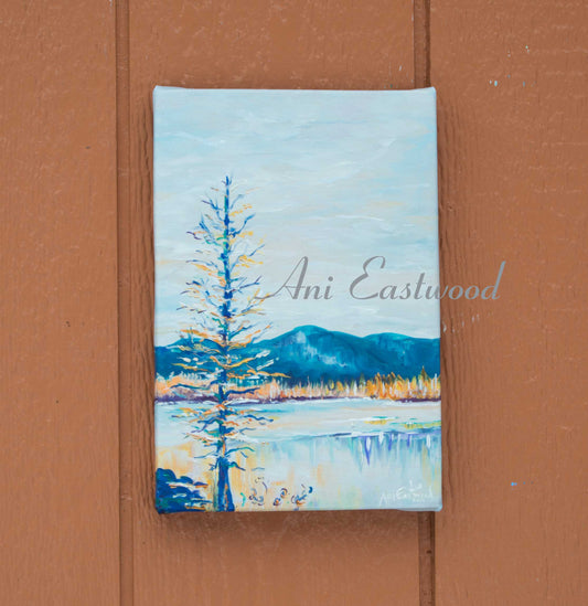 "Larch on Seeley Lake, Montana" 2019 Ani Eastwood