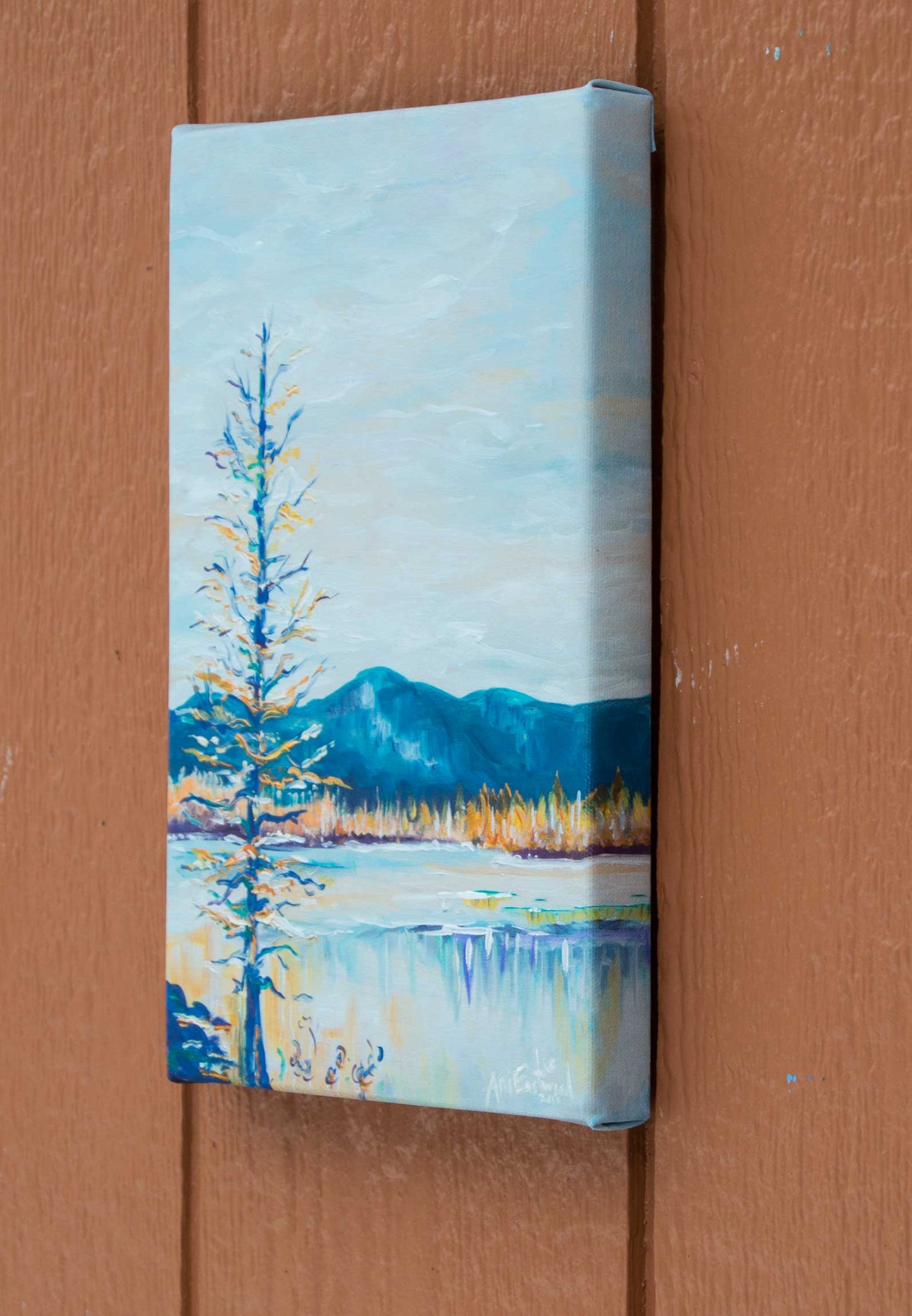 "Larch on Seeley Lake, Montana" 2019 Ani Eastwood
