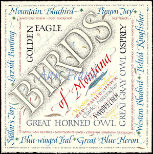 "Birds of Montana" Ann Franke