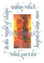 Load image into Gallery viewer, "Change" Ann Franke