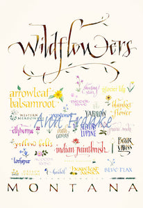 "Montana Wildflowers" 2019 Ann Franke, Original and Giclees