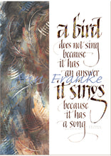 Load image into Gallery viewer, "A Bird Sings" Ann Franke