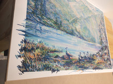 Load image into Gallery viewer, "After the Rain" 20"x30" Handpainted Giclee,  Framed in Authentic Barnwood