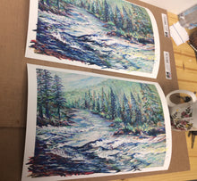 Load image into Gallery viewer, "Thibedeau Rapid at High Water, Blackfoot River Montana" 2020 Ani Eastwood
