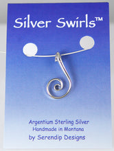 Load image into Gallery viewer, Petite Sterling Silver Fibonacci Spiral Pendant SN7, Lois Linn Jewelry