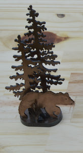 Animal and Tree Sculptures, Dave Larson Metal