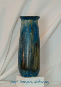 Aspen Vase (4) Joseph Thompson, Woodcarving