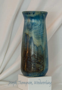 Aspen Vase (6) Joseph Thompson, Woodcarving