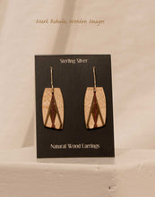 Load image into Gallery viewer, Wooden Inlay Earrings, Mark Bakula #33 Jewelry