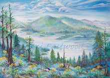 Load image into Gallery viewer, "Salmon Lake, Montana" 5x7 Greeting Cards (Singles or 3 Pack). Ani Eastwood