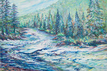 Load image into Gallery viewer, "Thibedeau Rapid at High Water, Blackfoot River Montana" 2020 Ani Eastwood