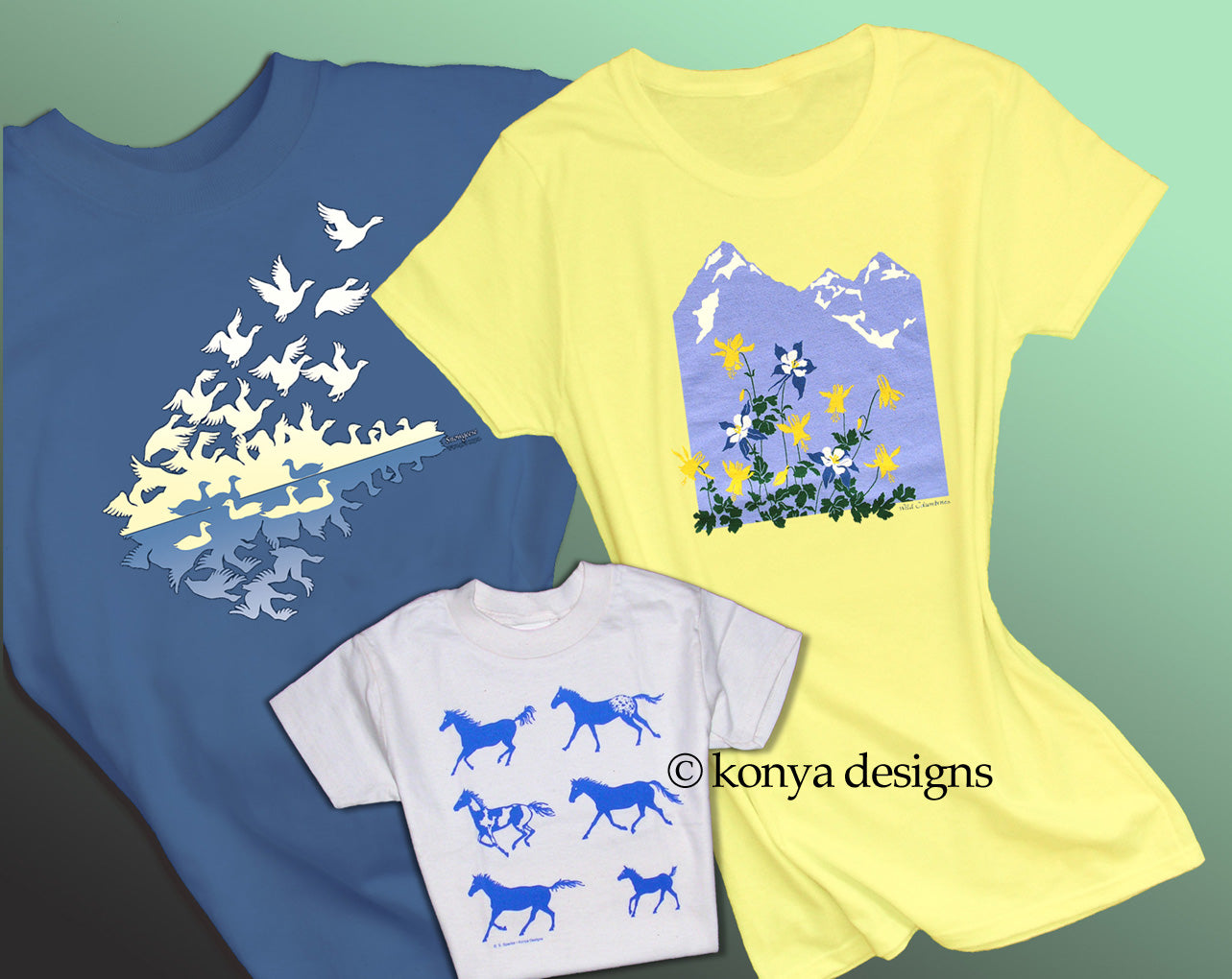 T-Shirts by Konya Designs