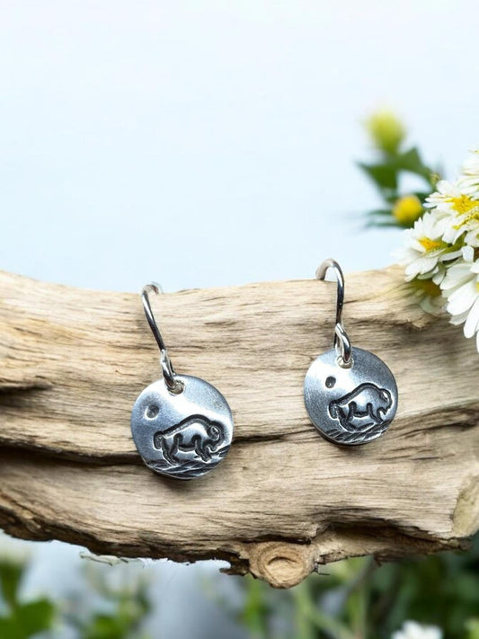 Bison Earrings-Small
