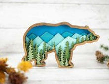 Load image into Gallery viewer, Small counter  Bear Ornament , Rising Joy Creations
