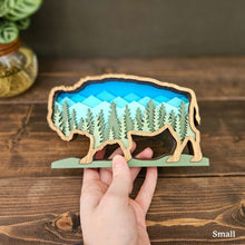 Load image into Gallery viewer, Small counter  Bison Ornament , Rising Joy Creations
