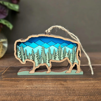 3D Layered Bison