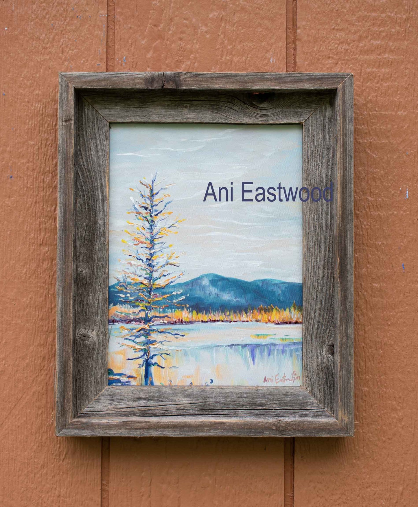 Special 9x12 Handpainted Canvas set of Barnwood Framed Giclees