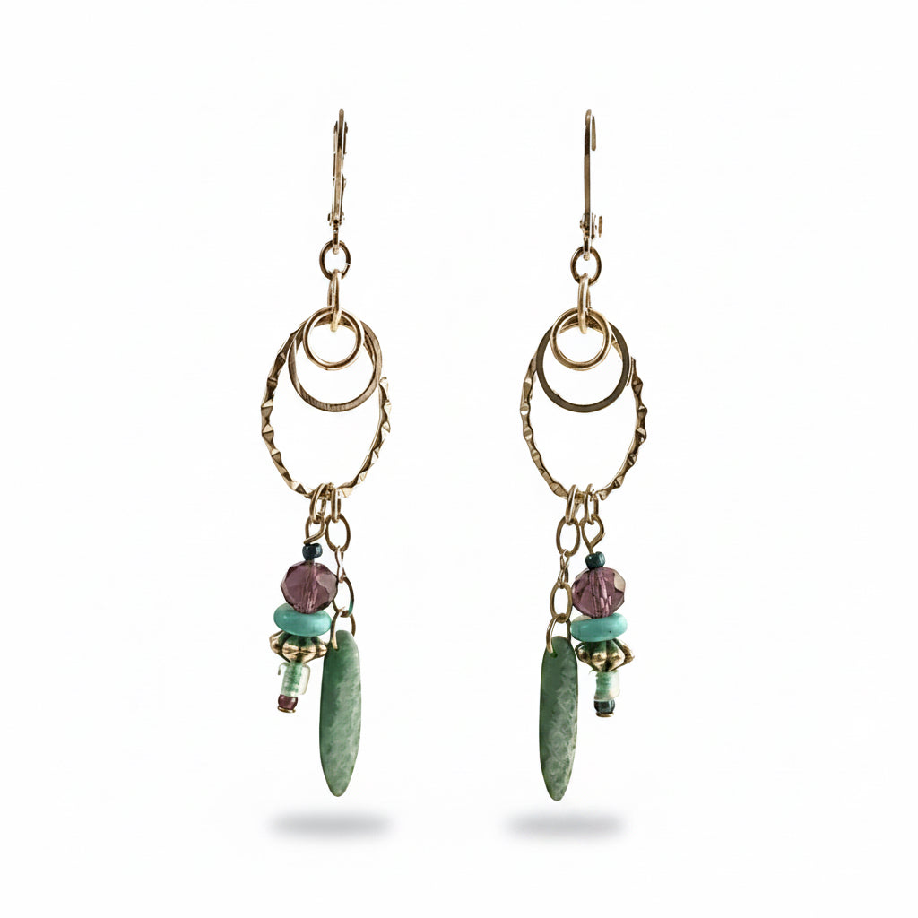 Oval Bead Earrings