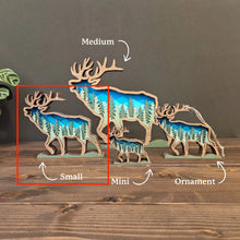 Load image into Gallery viewer, 3D Layered Elk Art
