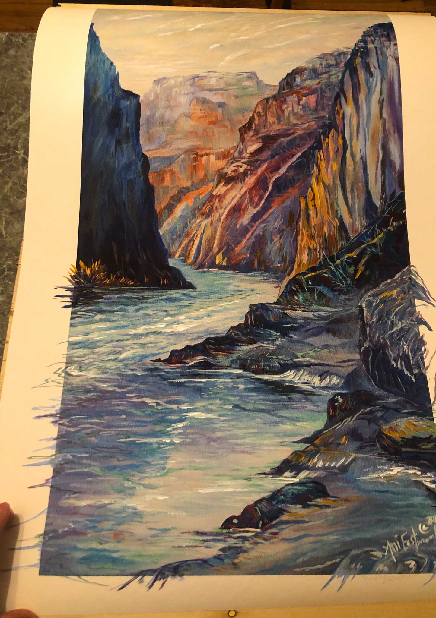 "Schist, Grand Canyon" 2019  Ani Eastwood