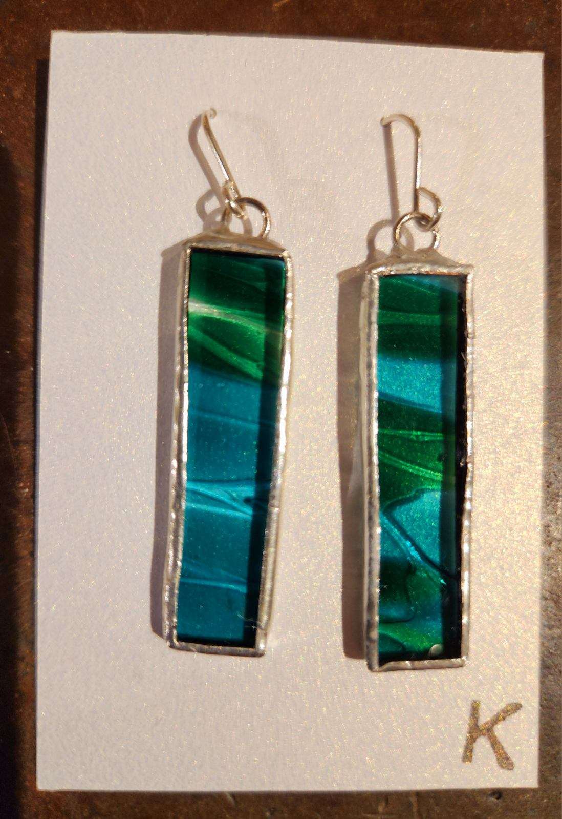 Stained Glass Earring #6