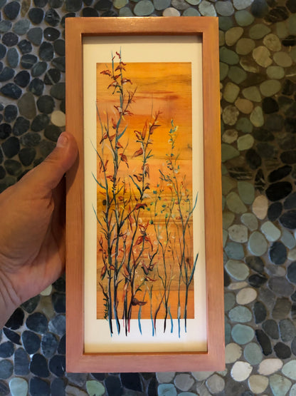 Small Hand Painted Framed Giclees 4x10s, Ani Eastwood