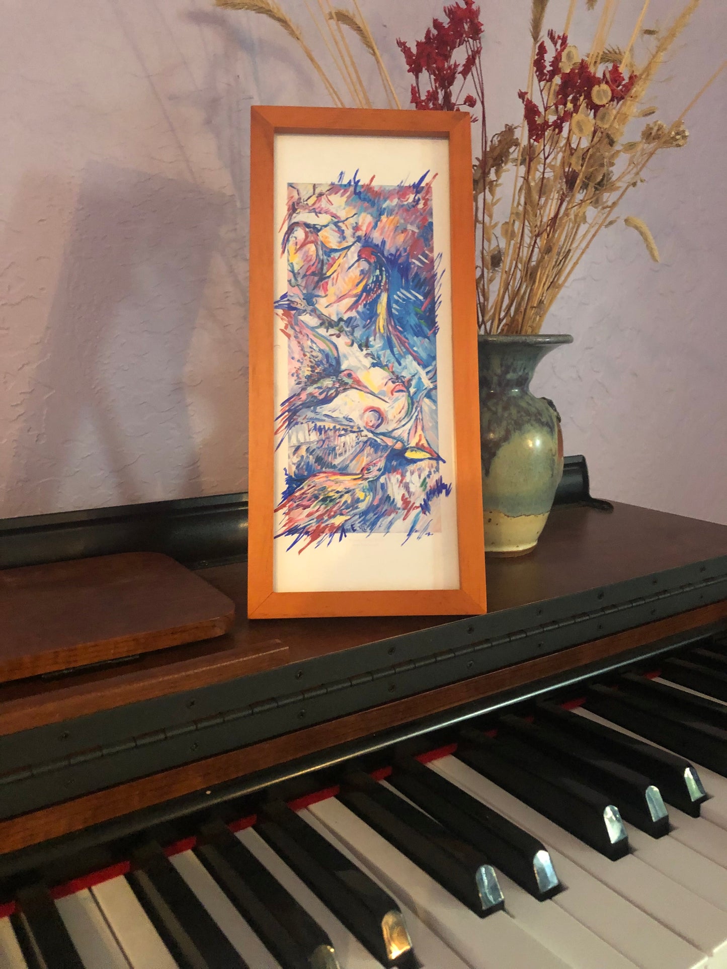 Small Hand Painted Framed Giclees 4x10s, Ani Eastwood