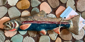 Big Sky Genie- Ceramic Fish Wall Hanging fish 6