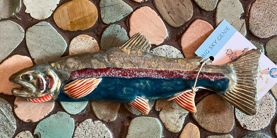 Big Sky Genie- Ceramic Fish Wall Hanging fish 6
