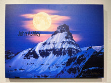 Load image into Gallery viewer, &quot;Mt Reynold&#39;s Moonset&quot; John Ashley Canvas 24x18 Print
