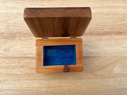 Handmade Cedar Jewelry Box flowers, Ani Eastwood