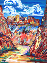 Load image into Gallery viewer, &quot;Upper North Canyon on the L, Grand Canyon&quot; Ani 2024
