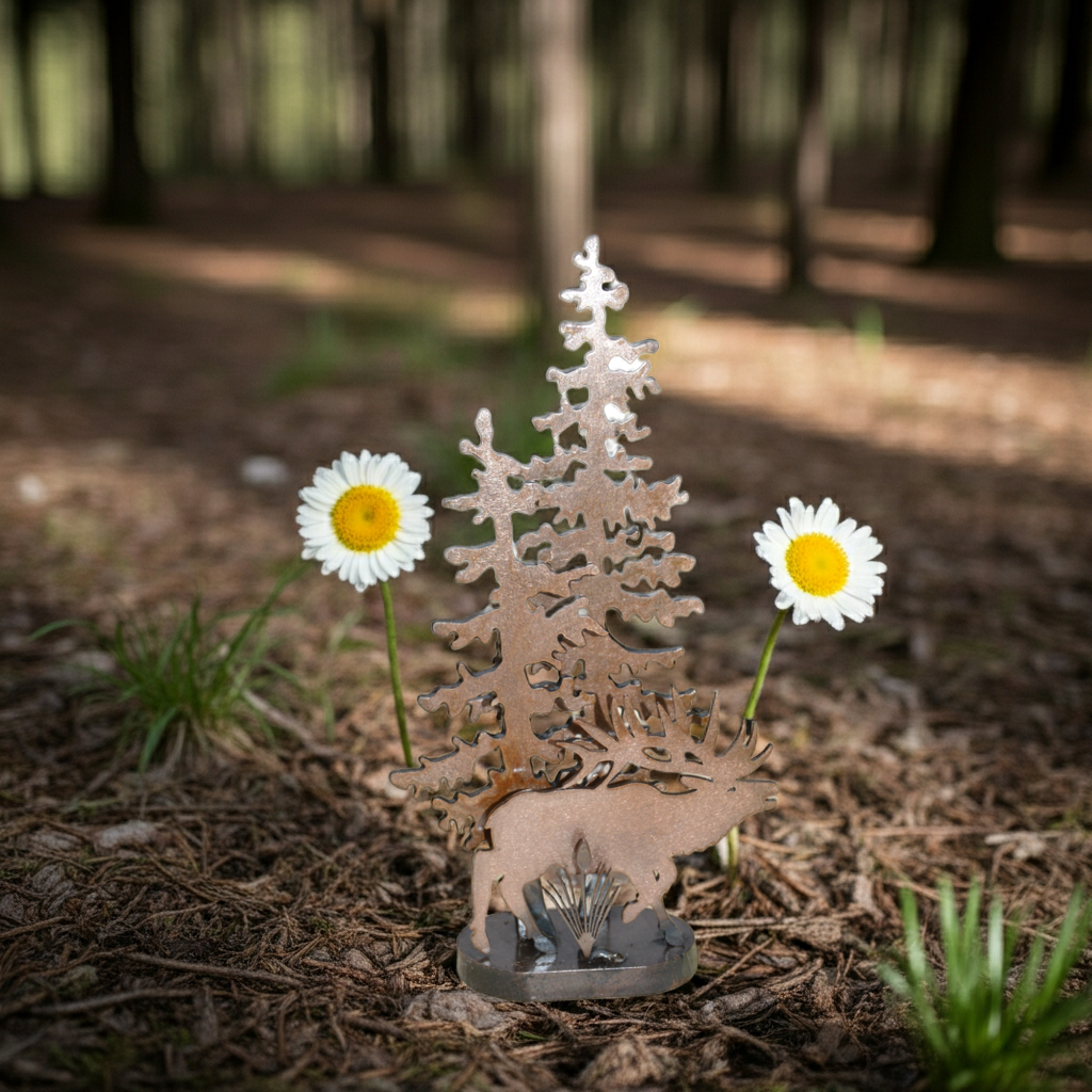 Animal and Tree Sculptures, Dave Larson Metal