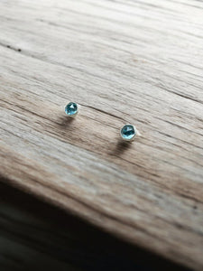 Montana Sapphire Earrings (large), Patagonian Hands