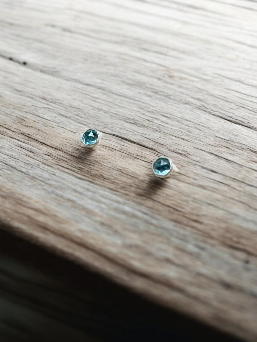 Montana Sapphire Earrings (large), Patagonian Hands