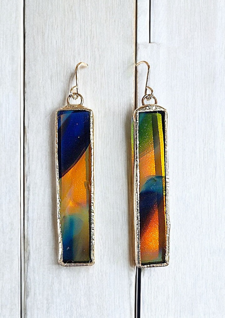 Stained Glass Earring #9: Kiki Renander