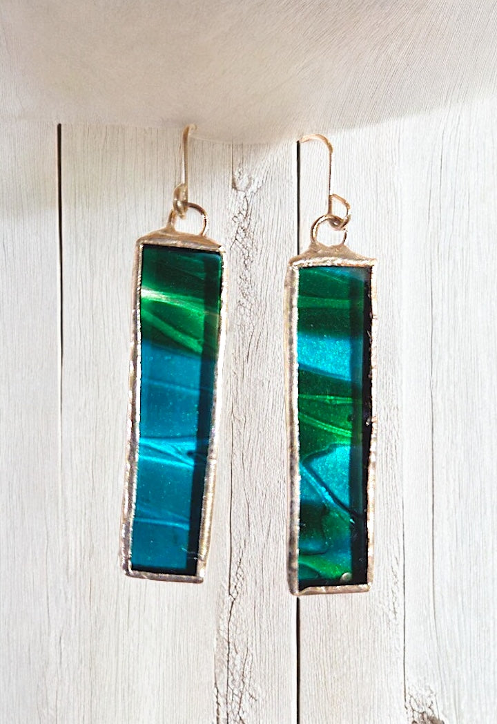Stained Glass Earring #6: Kiki Renander