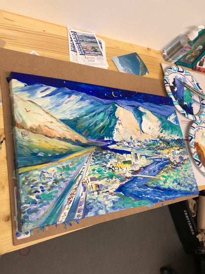 "Starry Nights Missoula, Montana"  Ani Eastwood