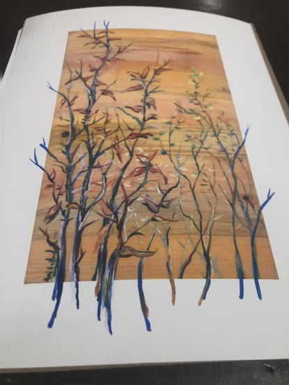 "Dogwood" Oil on Pine 2019 Ani Eastwood,