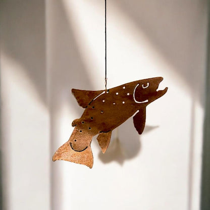 Larson Metal Fish Ornament