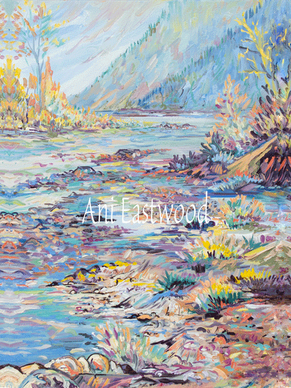 Water in the Rocks" 2023 Ani Eastwood