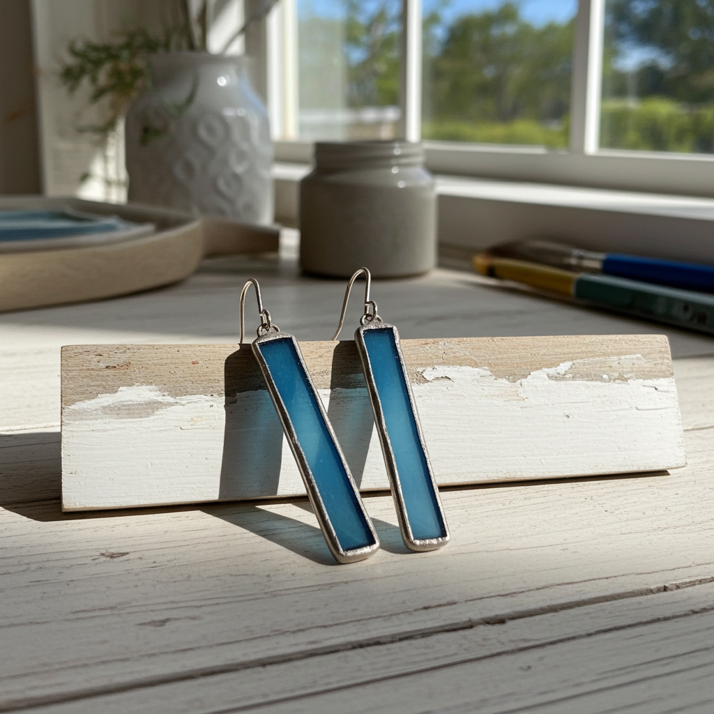 Stained Glass Earring #7: Kiki Renander